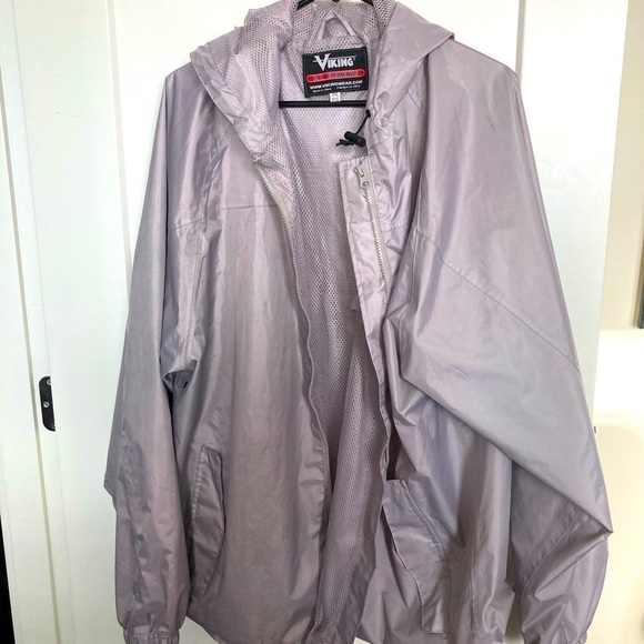 VIKING  Wear Raincoat Jacket Light Grey Sz 2XL - Picture 1 of 6